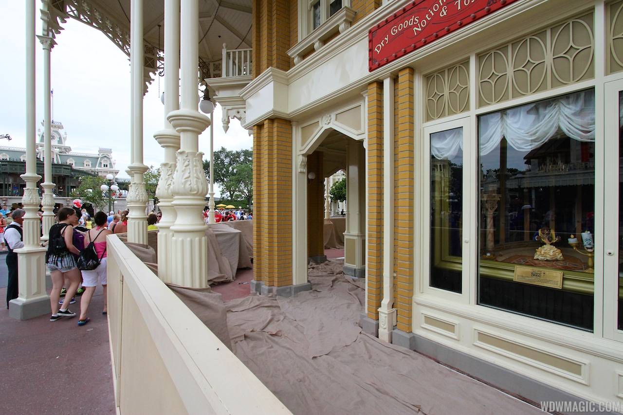 Main Street U.S.A concrete replacement