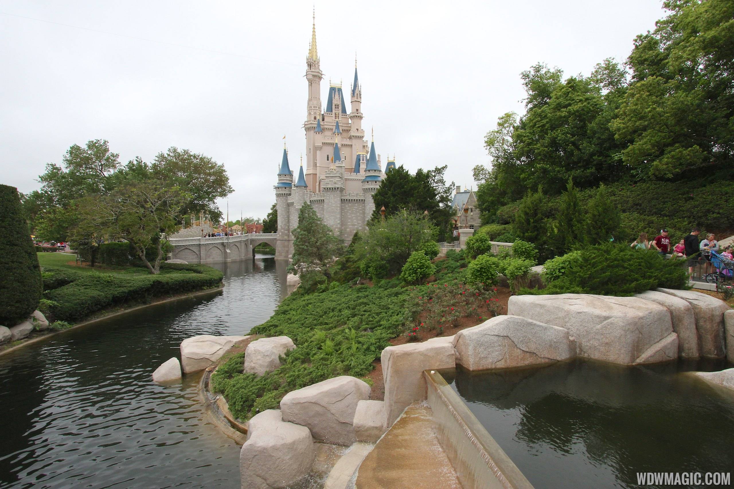 Magic Kingdom moat refilled