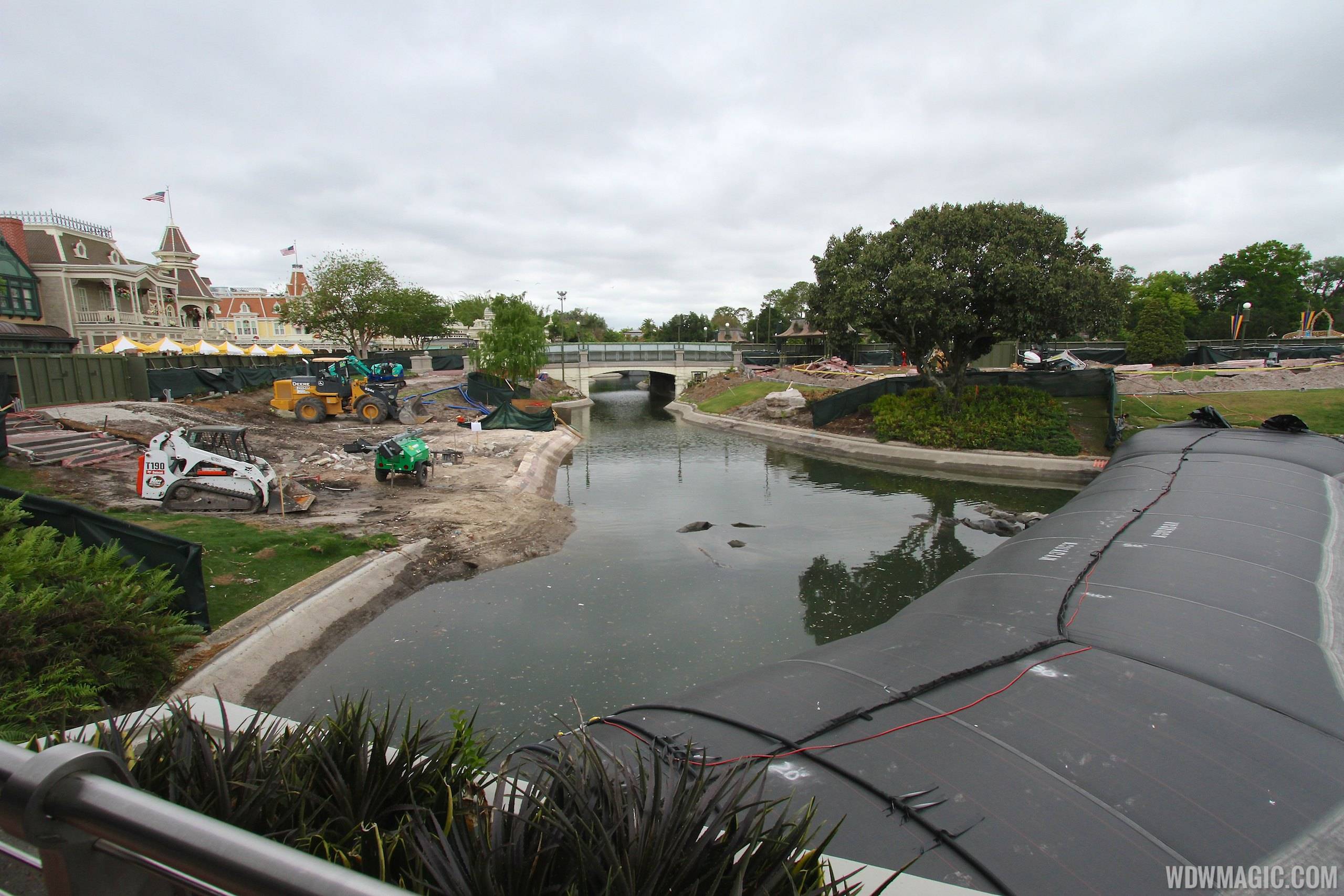 Magic Kingdom waterway dam