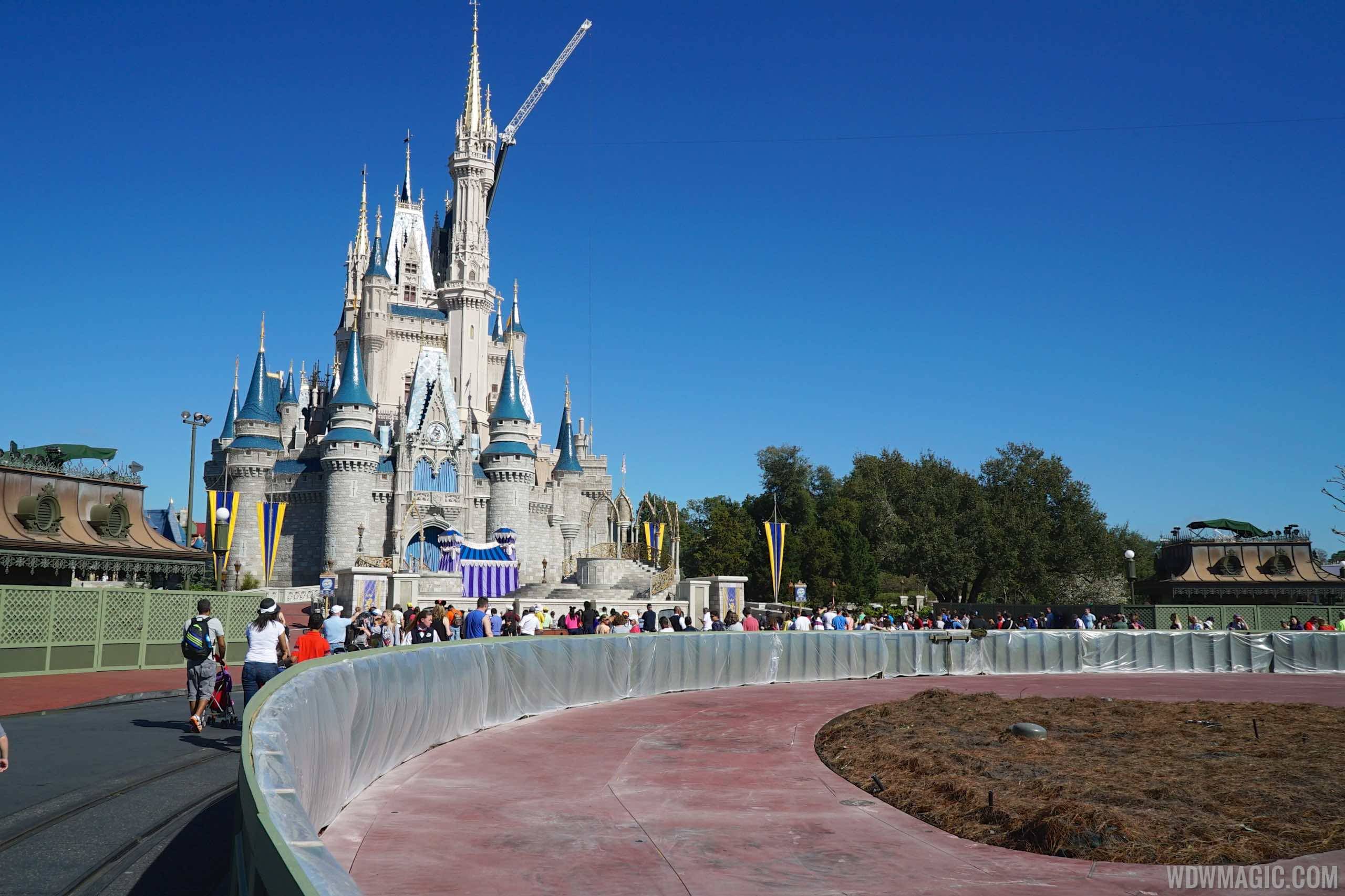 Magic Kingdom central hub area redevelopment