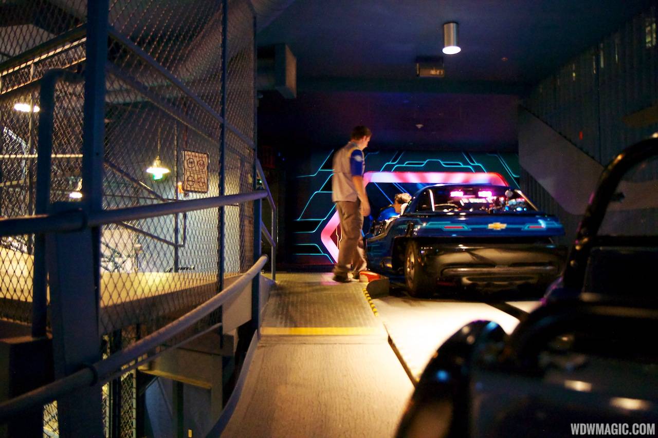 New 2012 Test Track - On board the Sim Car at the seat belt check