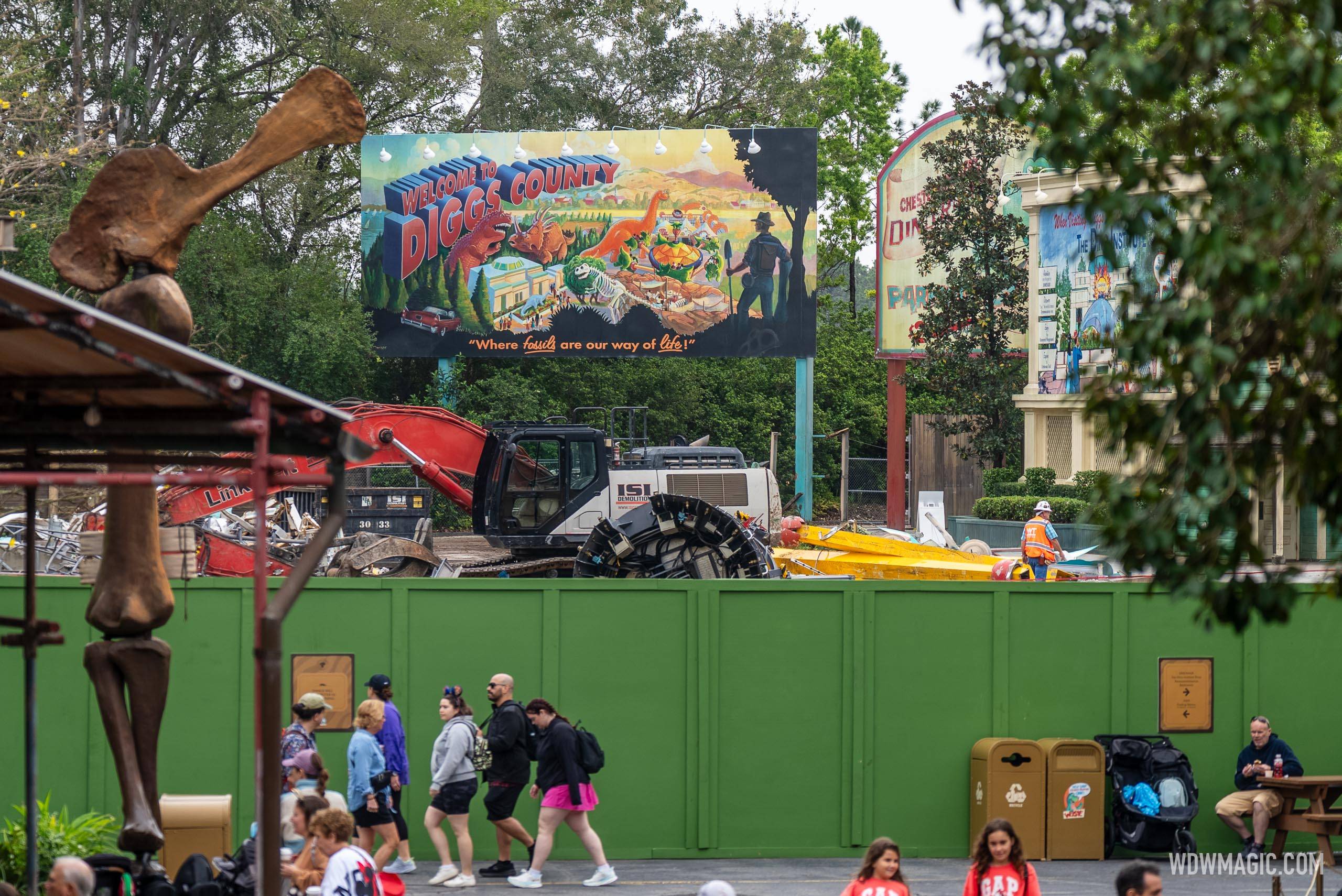 Dino-Rama Demolition Complete - February 25, 2025