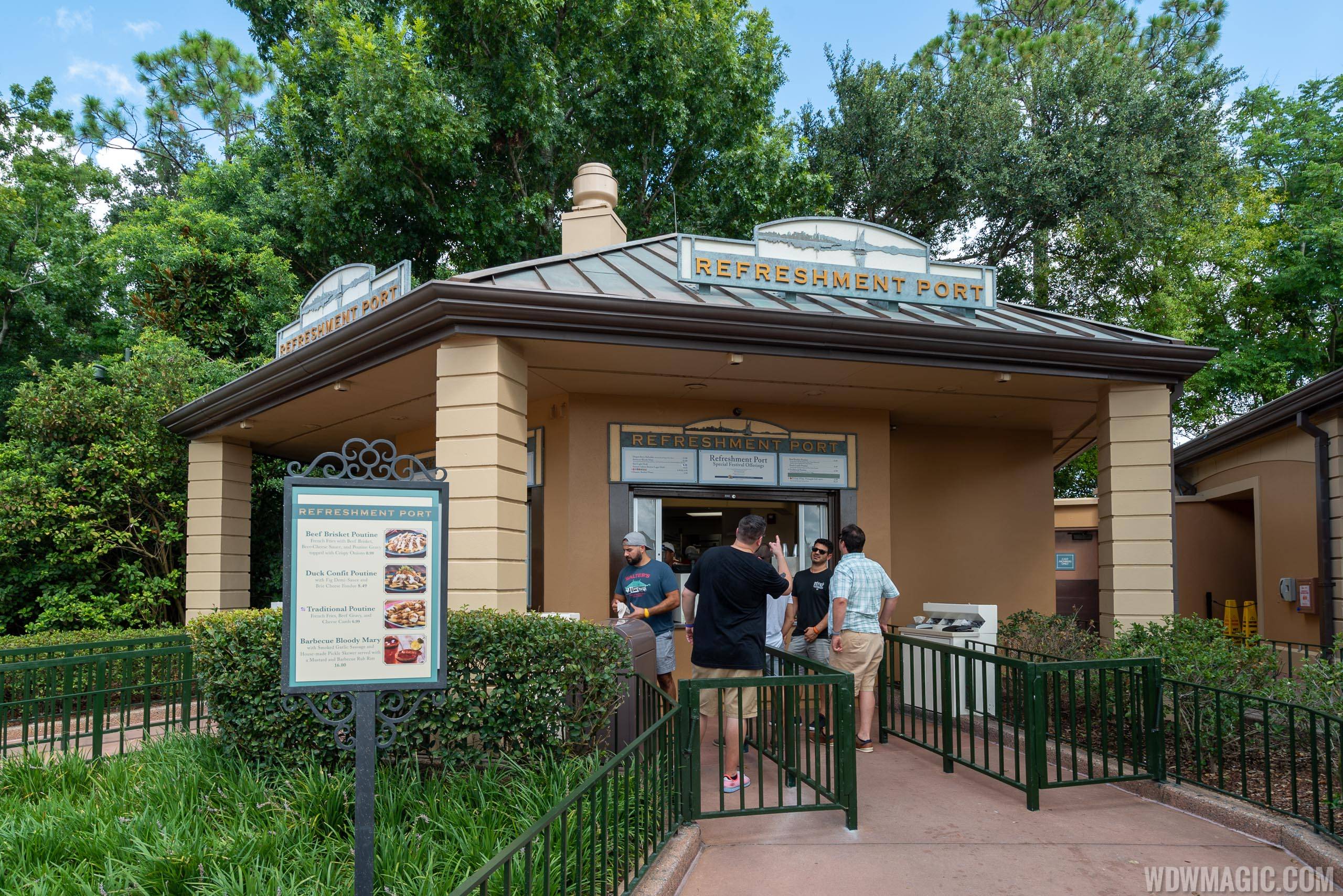 2019 Epcot Food and Wine Festival Marketplace kiosks, menus and pricing