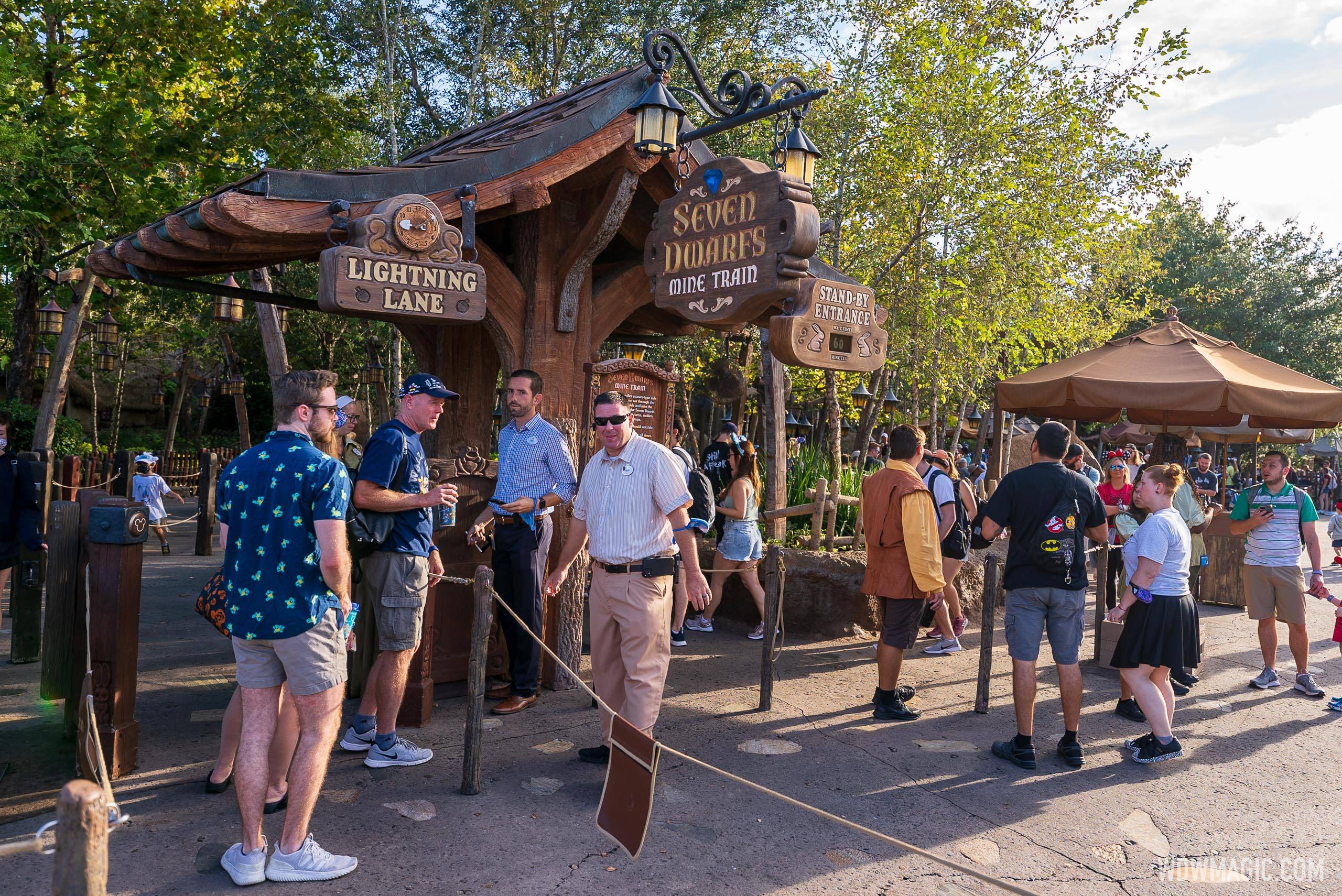 First Lightning Lane guests at Magic Kingdom October 19 2021