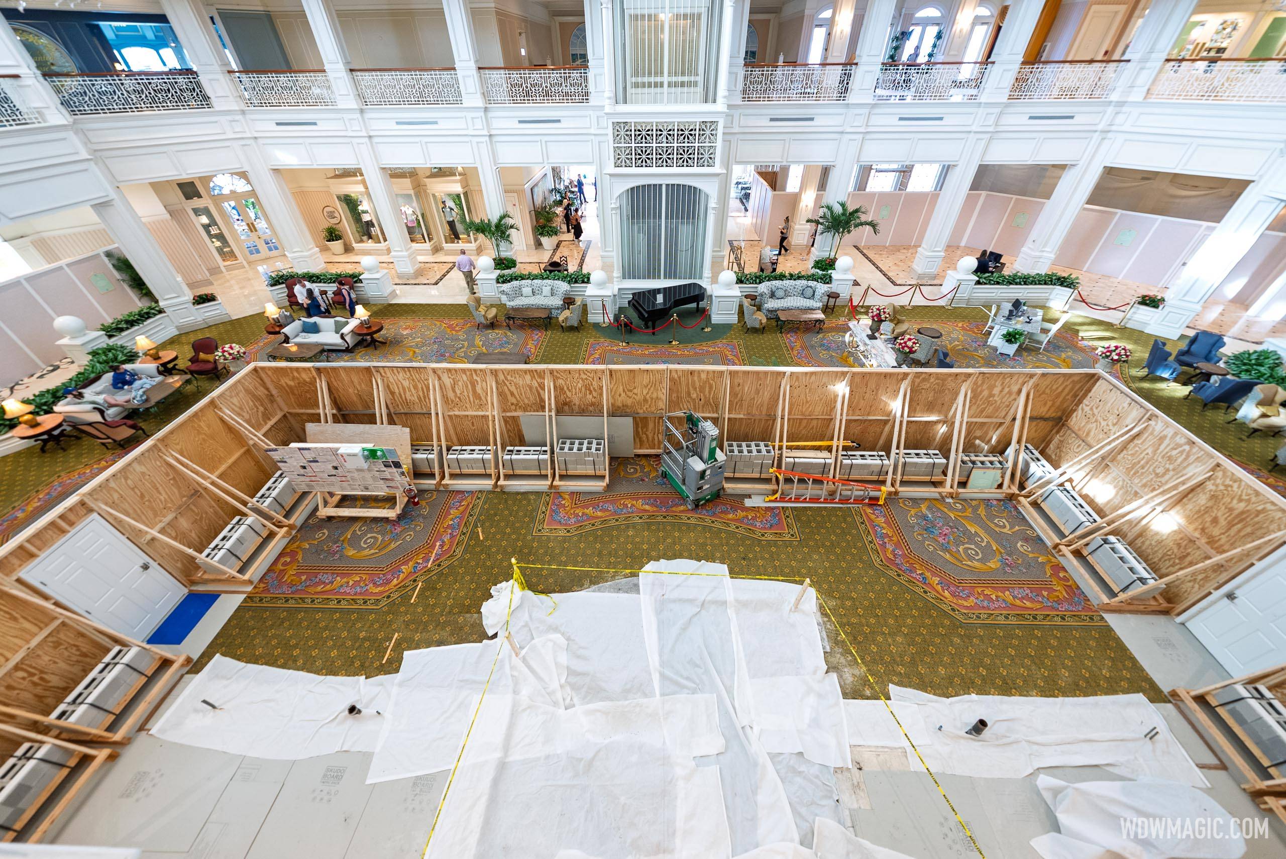 Disney's Grand Floridian Resort Lobby Refurbishment - June 1, 2025