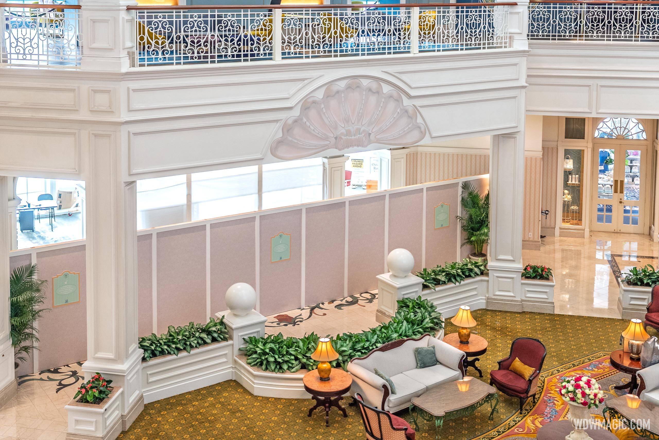 Disney's Grand Floridian Resort Lobby Refurbishment - June 1, 2025